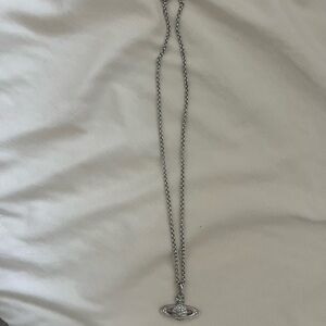 Vivienne Westwood Silver Orb Necklace